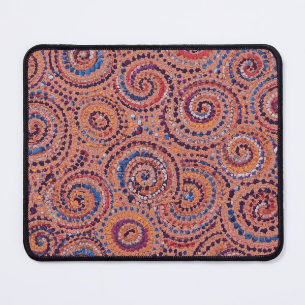 Item preview, Spiral Mosaic | Earth Tone Abstract Pattern designed and sold by GrinGalore.