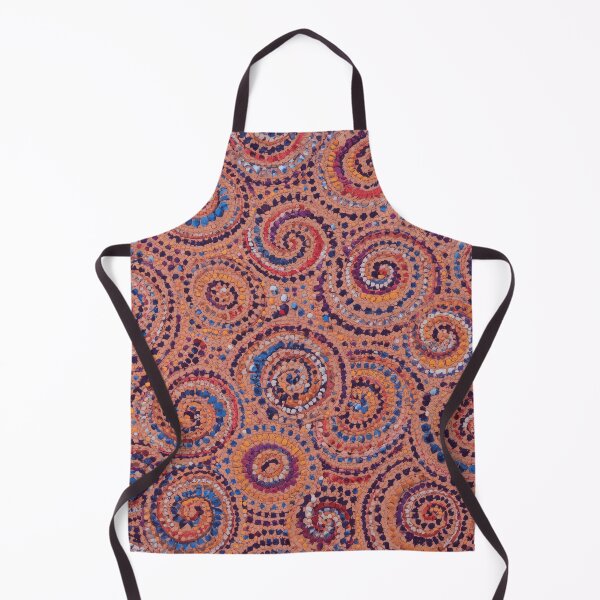 Item preview, Spiral Mosaic | Earth Tone Abstract Pattern designed and sold by GrinGalore.