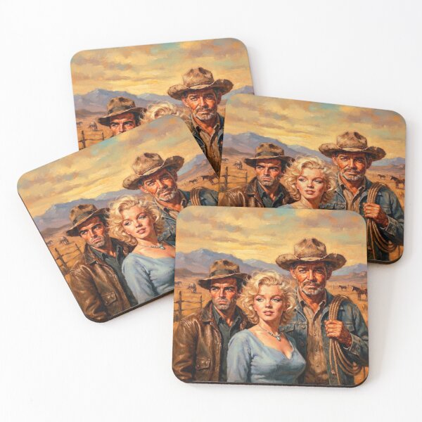 Item preview, The Misfits Classic Drama Western Tribute Art Poster designed and sold by Art's Diner.