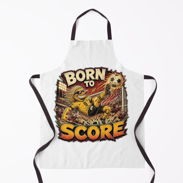 Item preview, Born To Score Funny Nordic Soccer Duck Vintage Comic designed and sold by Cavalier-org.