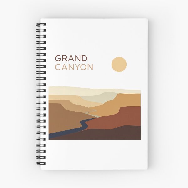 Item preview, Grand Canyon National Park Minimal Bauhaus Poster - Abstract Arizona Desert Art designed and sold by OzzFrequency.