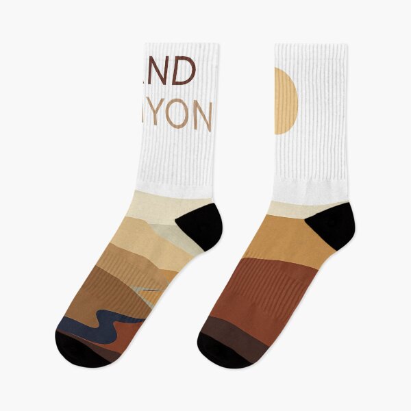 Item preview, Grand Canyon National Park Minimal Bauhaus Poster - Abstract Arizona Desert Art designed and sold by OzzFrequency.
