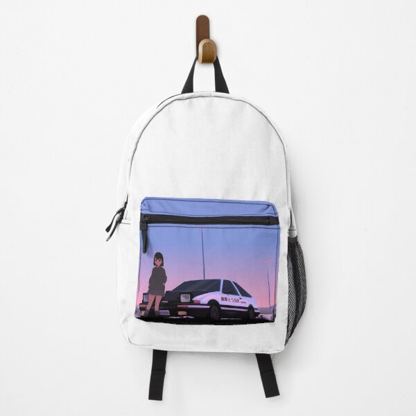 Item preview, Chica anime con un AE86 Trueno al atardecer. designed and sold by ButimarArt.