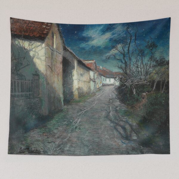 Item preview, Frits Thaulow Moonlight in Beaulieu designed and sold by Vintage Designs +.