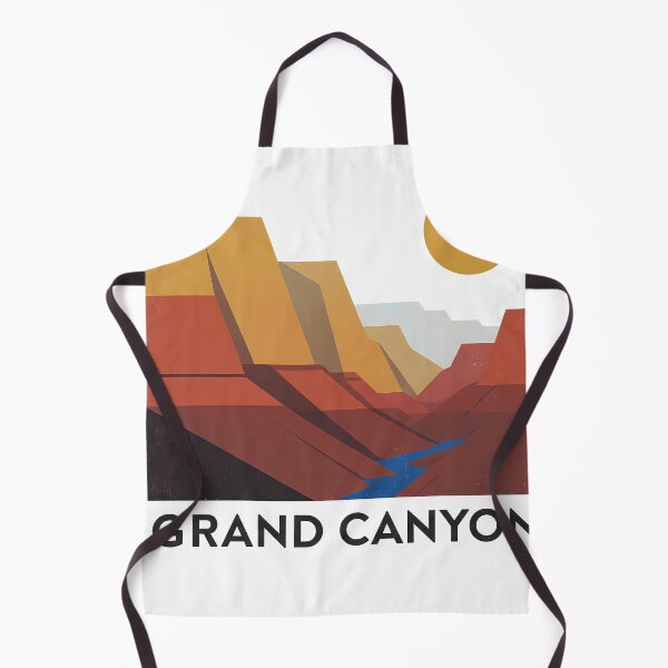 Item preview, Grand Canyon National Park Minimal Bauhaus Poster - Abstract Arizona Desert Art designed and sold by OzzFrequency.