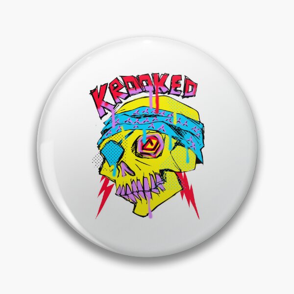 Item preview,   Rare skateboarding skull krooked teeth designed and sold by Paintbase.