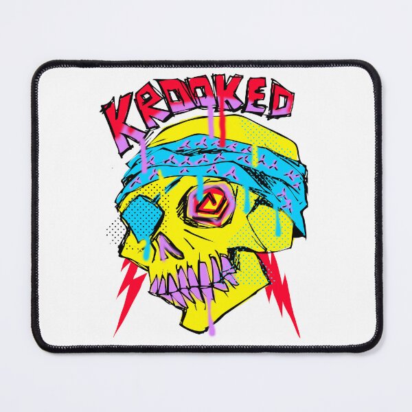 Item preview, Rare skateboarding skull krooked teeth designed and sold by Paintbase.