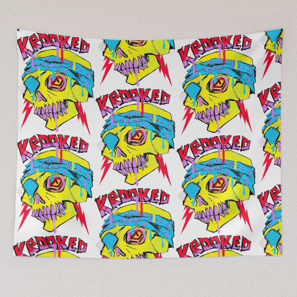 Item preview,   Rare skateboarding skull krooked teeth designed and sold by Paintbase.