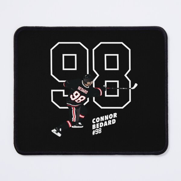 Item preview, Connor Bedard Chicago Black Jersey Art designed and sold by B3 Graphics.