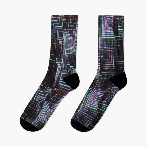 Item preview, Neon-Geometric Data Landscape designed and sold by Sigtrix.