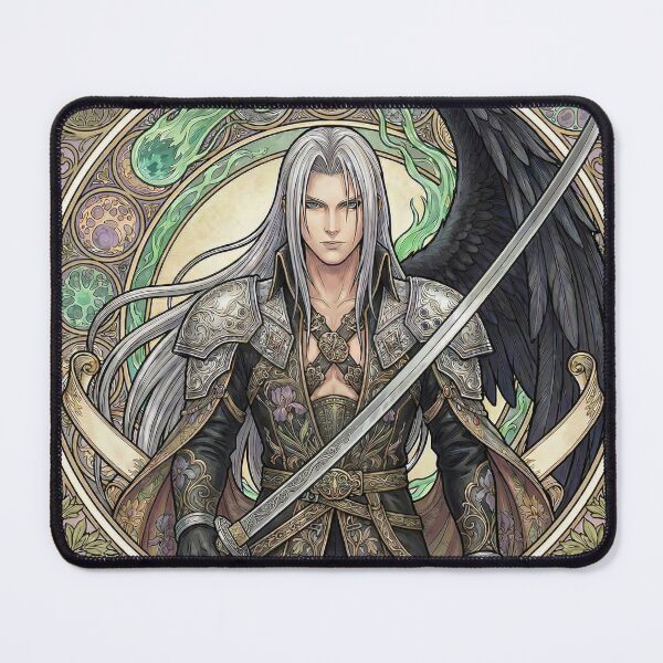 Item preview, Sephiroth in Alphonse Mucha Style designed and sold by Solace Sparkles.