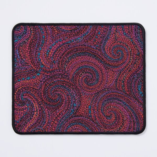 Item preview, Crimson Dreamtime Spiral Dot Pattern designed and sold by GrinGalore.