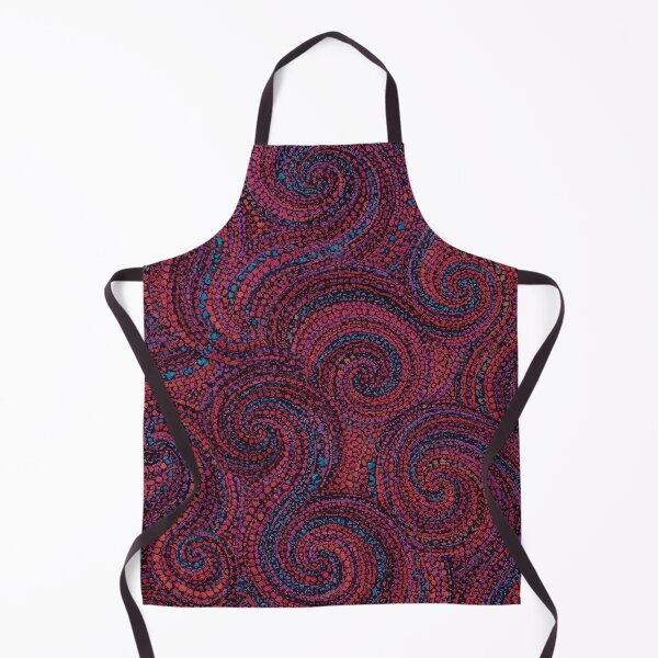 Item preview, Crimson Dreamtime Spiral Dot Pattern designed and sold by GrinGalore.