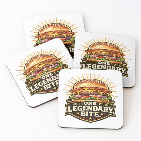 Item preview, One Legendary Bite: Iconic Achievement Legend Badge Design designed and sold by irfanshikh.