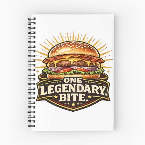 Item preview, One Legendary Bite: Iconic Achievement Legend Badge Design designed and sold by irfanshikh.
