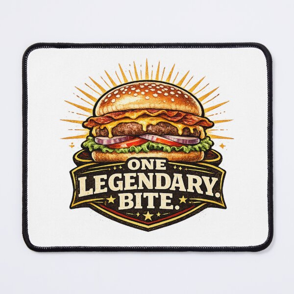 Item preview, One Legendary Bite: Iconic Achievement Legend Badge Design designed and sold by irfanshikh.