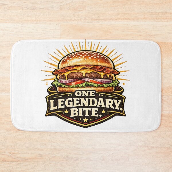 Item preview, One Legendary Bite: Iconic Achievement Legend Badge Design designed and sold by irfanshikh.