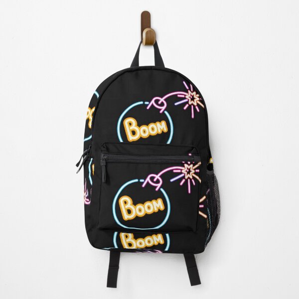 Item preview, Neon Boom Bomb - Retro Electric Comic Explosion Art designed and sold by alalame.