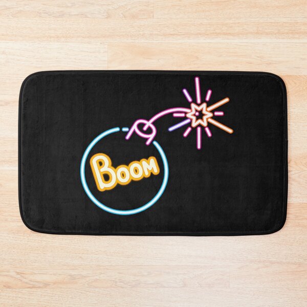 Item preview, Neon Boom Bomb - Retro Electric Comic Explosion Art designed and sold by alalame.