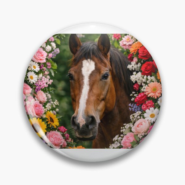 Item preview, a horse among flowers designed and sold by karlosss.
