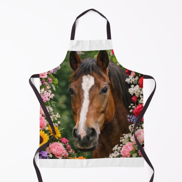 Item preview, a horse among flowers designed and sold by karlosss.