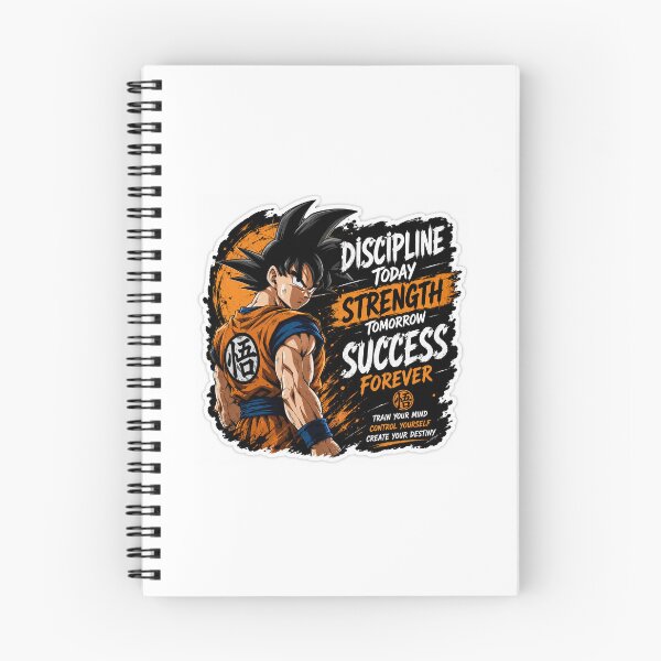 Item preview, Goku Discipline Motivational Sticker designed and sold by Hustlingminds.