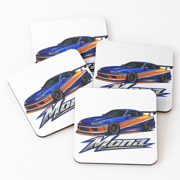 Item preview, classic japanese car mona lisa silvia clean background lettering designed and sold by Traceursniper.