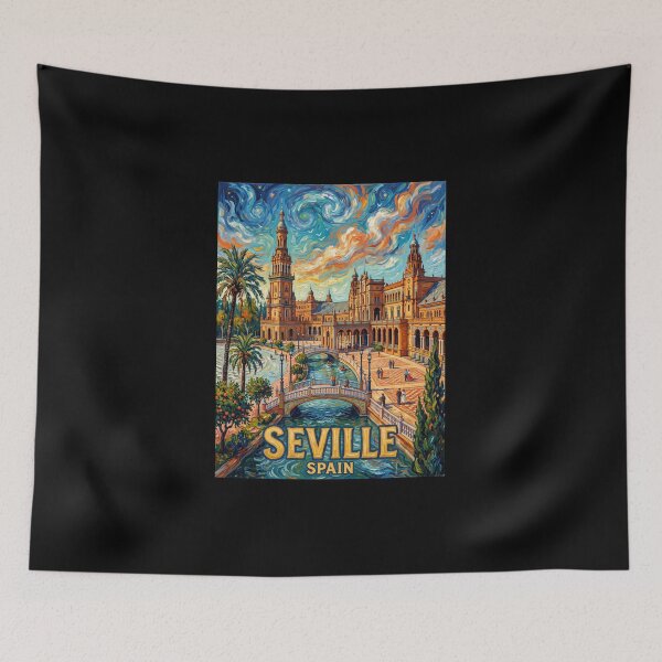 Item preview, Seville Spain Andalusia City designed and sold by dudelinart.