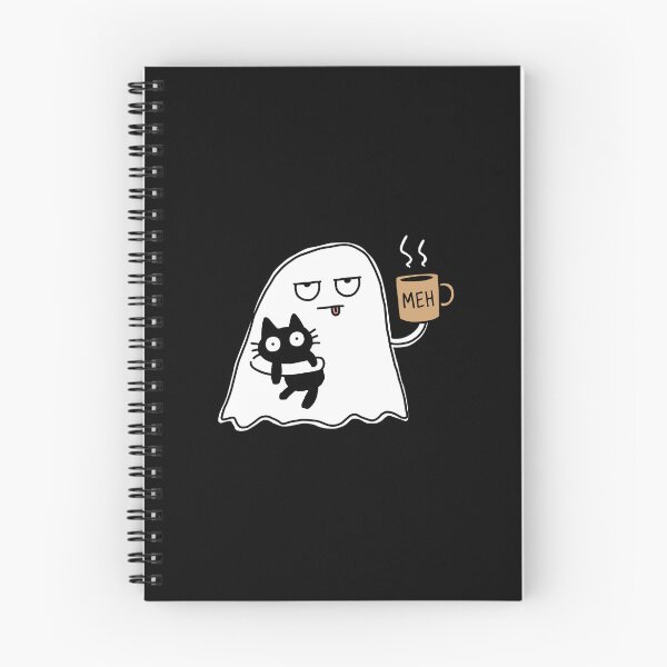 Item preview, Ghost Cat Spooky Black Cat Coffee designed and sold by NQArtist.