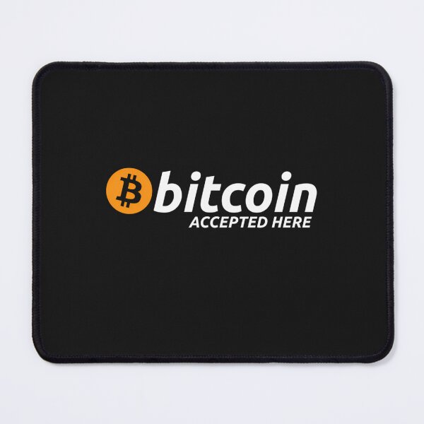 Item preview, Bitcoin Accepted Here Cryptocurrency Sign designed and sold by T-Shirt Homes.