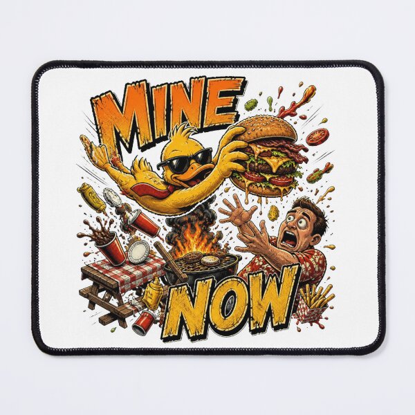 Item preview, Mine Now Funny Duck Burger Comic designed and sold by Cavalier-org.