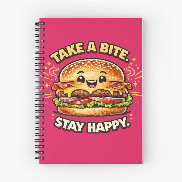 Item preview, Take A Bite Stay Happy: Wellness Happiness Motivation Design designed and sold by irfanshikh.