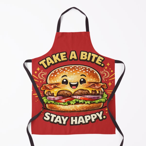 Item preview, Take A Bite Stay Happy: Wellness Happiness Motivation Design designed and sold by irfanshikh.