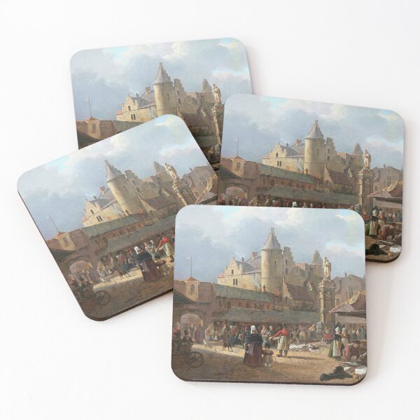 Item preview, Vintage castle artwork by francois antoine  designed and sold by Vintage Designs +.
