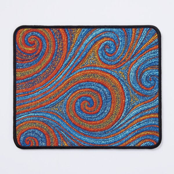 Item preview, Azure Dreamtime Spiral Flow designed and sold by GrinGalore.