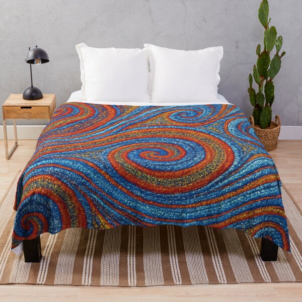 Item preview, Azure Dreamtime Spiral Flow designed and sold by GrinGalore.