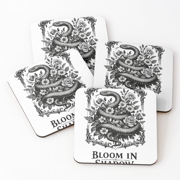Item preview, Serpent Wildflower Engraving designed and sold by TheRealTaria.