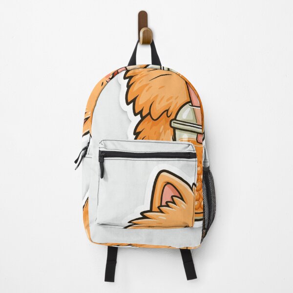 Item preview, Cute Fluffy Orange Cat Drinking Boba Tea Sticker designed and sold by EgonZ9.