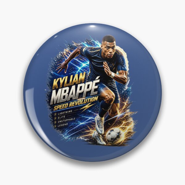 Item preview, Kylian Mbappé – Speed Revolution | Elite Football Legend Digital Artwork designed and sold by tareankush.