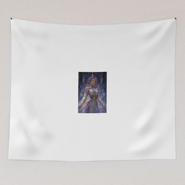Item preview, Celestial Goddess in Starlight Gown Wallpapers designed and sold by CathryneDelamort.