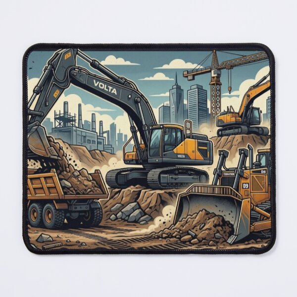 Item preview, Excavator Construction Vehicle Heavy Machinery. designed and sold by Zonex99.