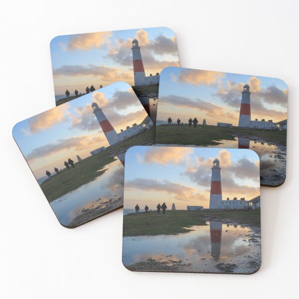Item preview, Portland Bill Lighthouse Relected in a Puddle designed and sold by Aham Photos.