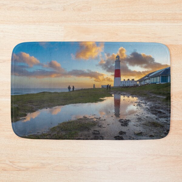 Item preview, Portland Bill Lighthouse Relected in a Puddle designed and sold by Aham Photos.