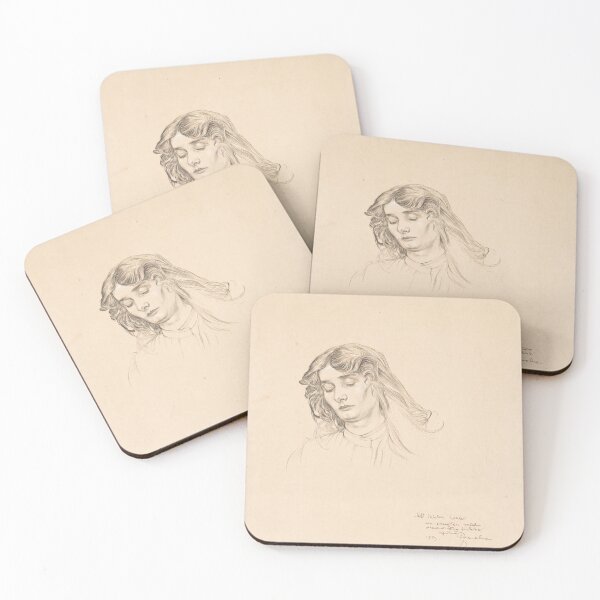 Item preview, Sleeping Woman With Flowing Hair Sketch designed and sold by artofuniverse.
