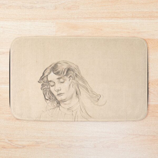 Item preview, Sleeping Woman With Flowing Hair Sketch designed and sold by artofuniverse.