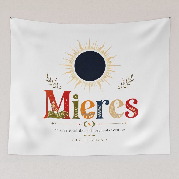 Item preview, Mieres Total Solar Eclipse 2026 designed and sold by Beyond Destinations.