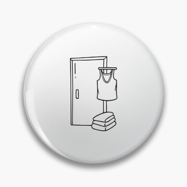 Item preview, An undershirt wrinkled on the floor near the bathroom entrance designed and sold by rasagamastore.