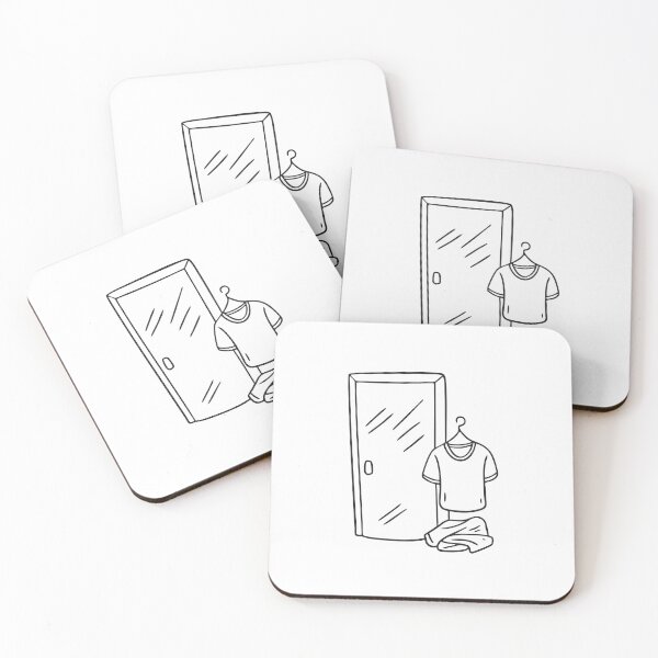 Item preview, A crumpled undershirt lying close to the bathroom door designed and sold by rasagamastore.