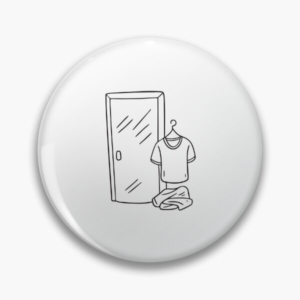Item preview, A crumpled undershirt lying close to the bathroom door designed and sold by rasagamastore.