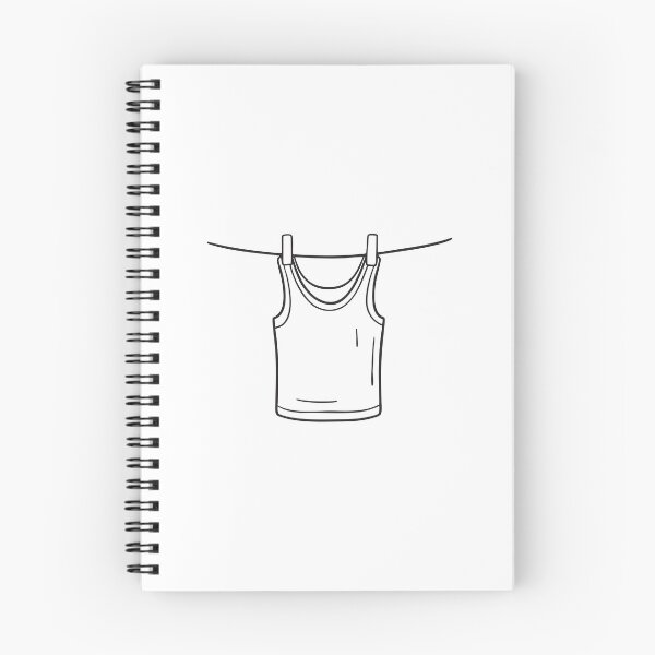 Item preview, An undershirt hanging from a clothesline next to a wall designed and sold by rasagamastore.